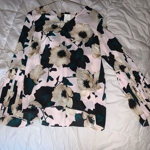 New Banana Republic floral blouse